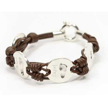 familie-armband-leder
