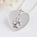 Schmuck Pfotenabdruck eigener Hund Schmuck Pfotenabdruck eigener Hund