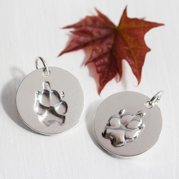 Hundepfote Kette Pfotenabdruck Hundepfote Schmuck personalisiert