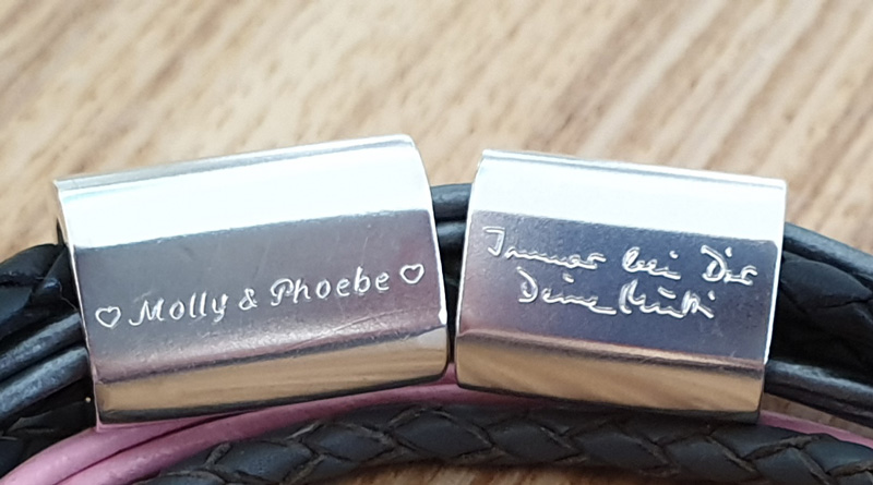 Handschrift Gravur