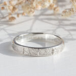 Fingerprint Ring Fingerabdruck Schmuck Erinnerung Fingerabdruck Ring Erinnerung Schmuck