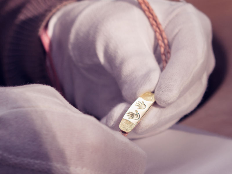Schmuck mit eigenen Abdrücken