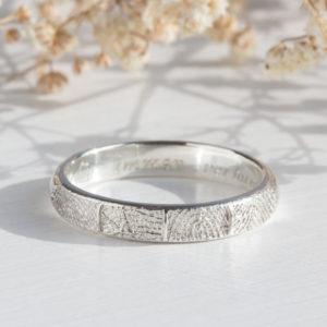 Fingerprint Fingerabdruck Ring Schmuck Familie Fingerprint Fingerabdruck Ring Schmuck Familie