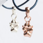 Echter Hundepfote Kette Roségold Echter Hundepfote Kette Roségold