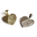 Fingerabdruck Fingerprint Kette Herz Gold Fingerabdruck Fingerprint Kette Herz Gold