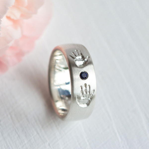 3D Handabdruck Ring Schmuck