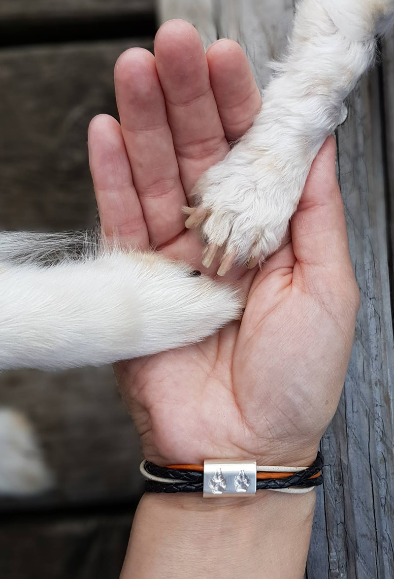 Andenken Erinnerung Hund Armband Schmuck