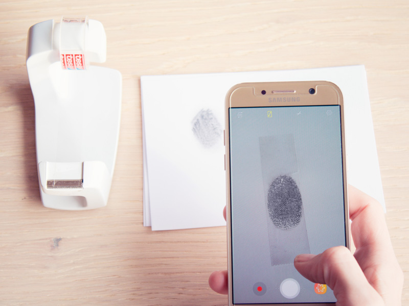 Fingerprint für Schmuck nehmen