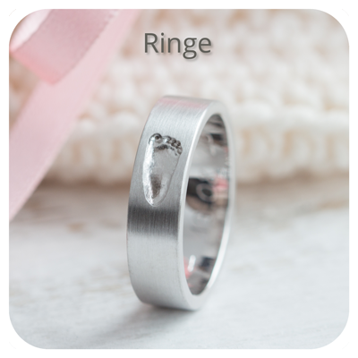 Baby Fußabdruck Ring