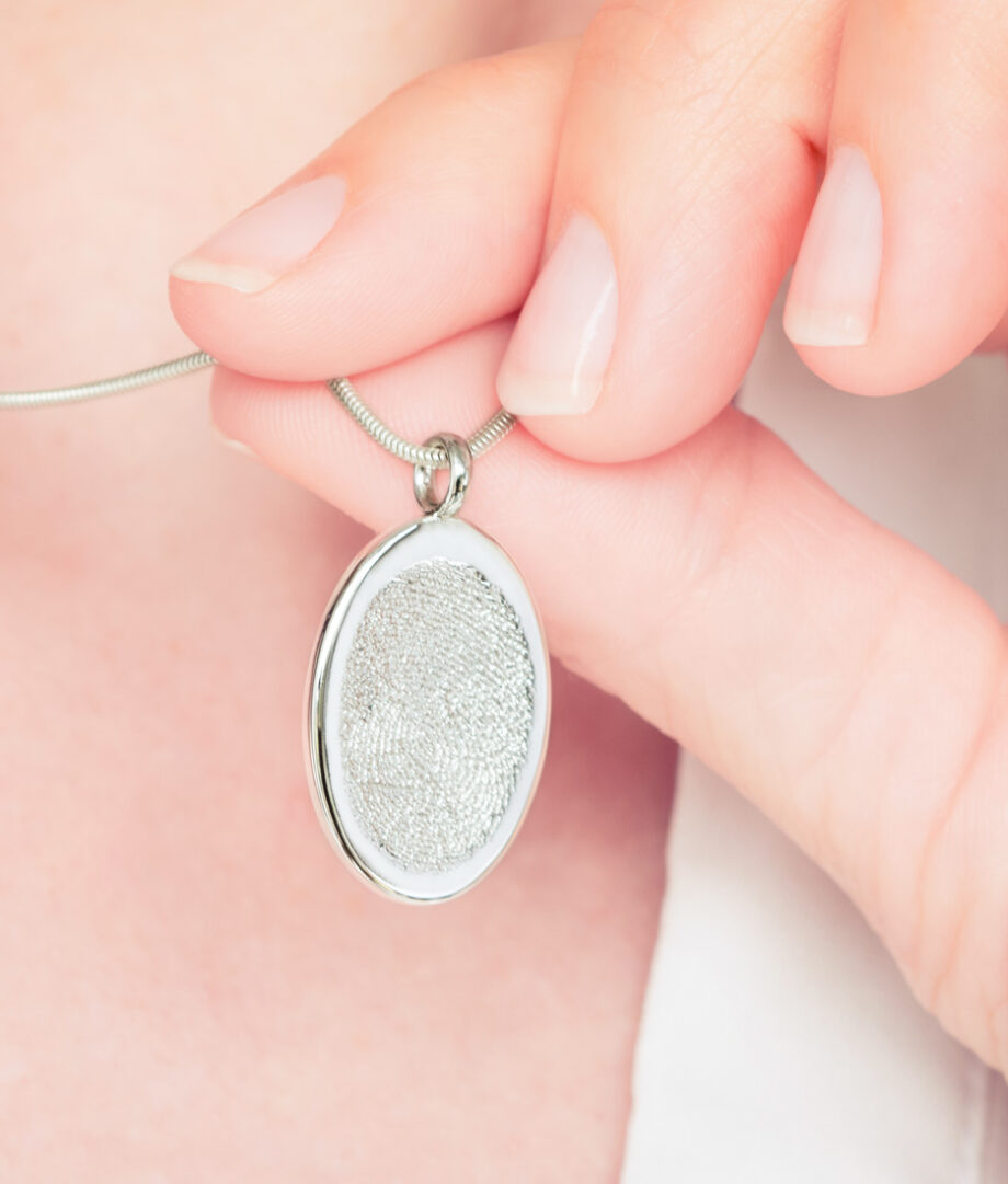 Fingerabdruck Fingerprint Kette Schmuck Andenken