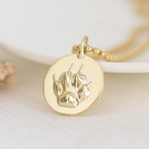 Katzenpfote Kette Erinnerung Schmuck Katzenpfote Kette Erinnerung Schmuck
