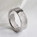 Fingerabdruck Fingerprint Ring Verstorbene Platin Fingerabdruck Fingerprint Ring Verstorbene Platin