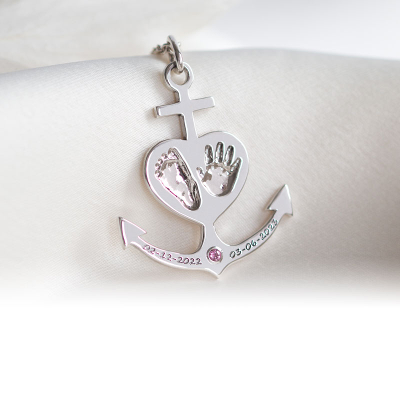 Taufkette Glaube Liebe Hoffnung personalisiert